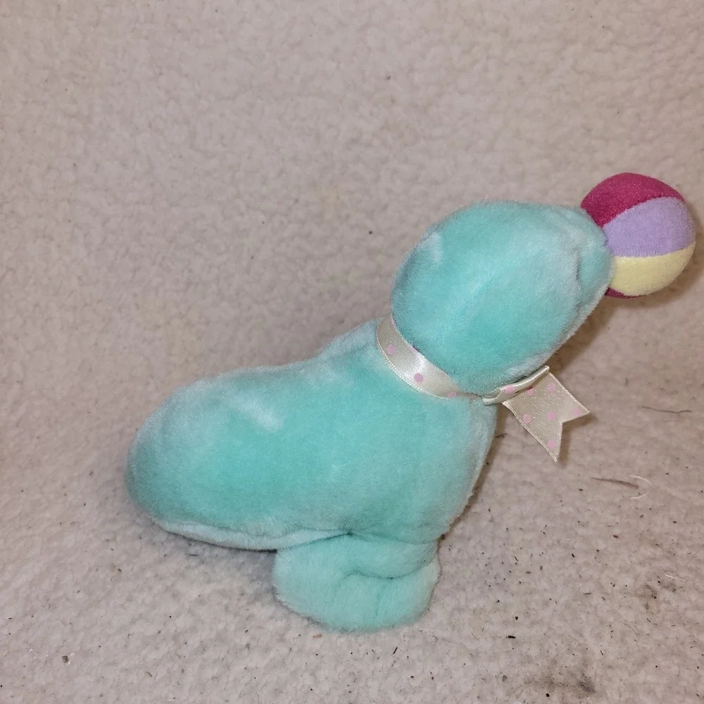 Vintage 1995 Ganz‎ Loving Hearts Silly Seal Musical Circus Stuffed Plush